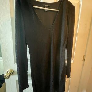 Sparkly black dress